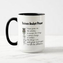 Coffee Mug Business Analyst Prayer