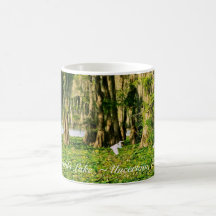 Coffee Mug - Caddo Lake Cypress & Bird-001