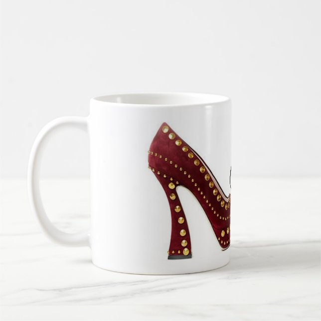 Coffee Mug Cendrillon Chaussures rouges Citation T (Gauche)