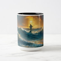 Coffee Mug Christian, "N'ayez pas peur"