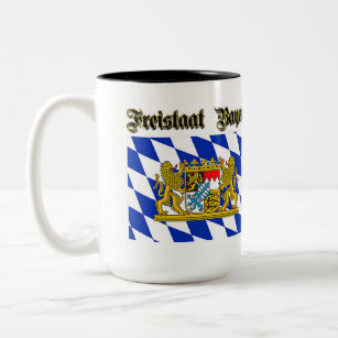 Coffee Mug displaying the Bavarian Coat of Arms