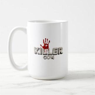 Coffee mug displaying the official Killer Con logo