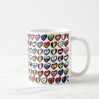 Coffee Mug Eurovision Flags Accent Coffee Mug 11oz