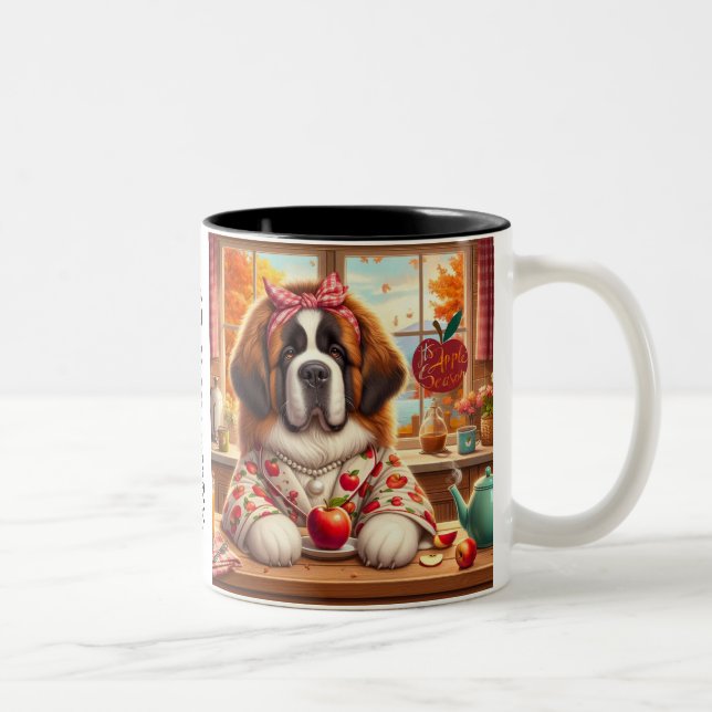 Coffee Mug Fall Saint Bernard (Droit)