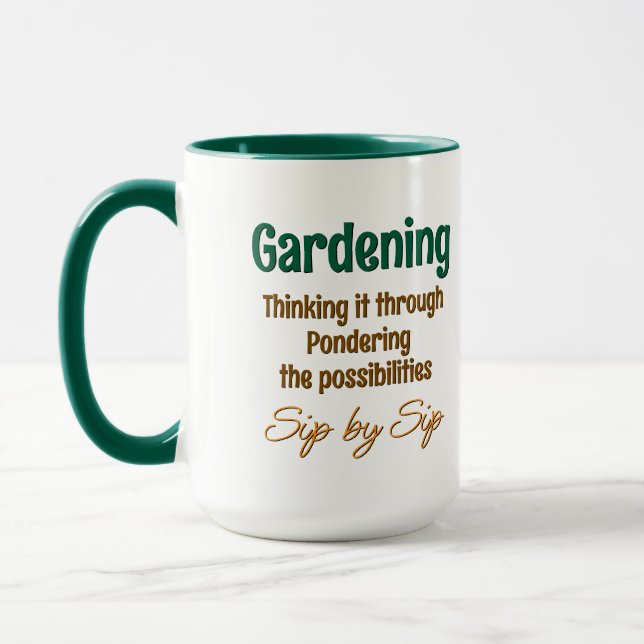Coffee Mug for the Gardener (Left)