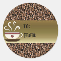Coffee Mug Gift Tag
