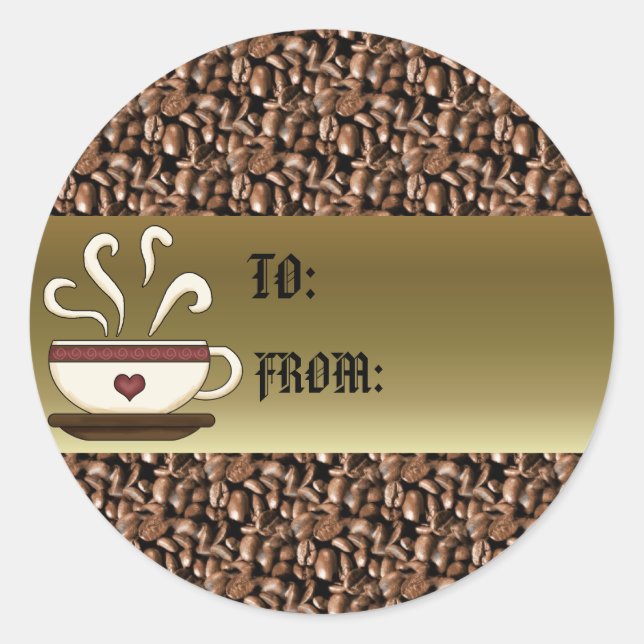 Coffee Mug Gift Tag (Front)
