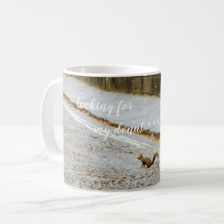 Coffee mug looking for my donut