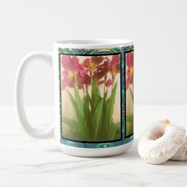 Coffee Mug - Lovely Iris (With Donut)