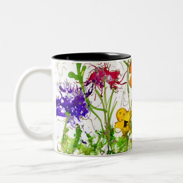 Coffee Mug Lovitude Soul Painting "Peace Garden" (Left)