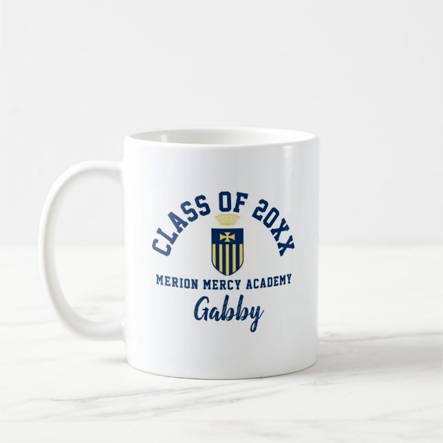 Coffee Mug Merion Mercy Academy, Thé, Coupe (Gauche)