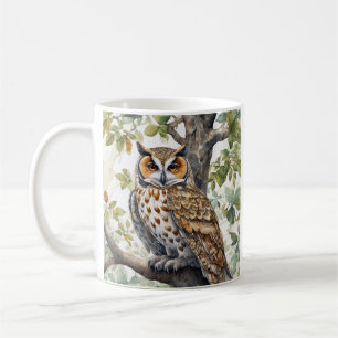 Coffee Mug Owl Design