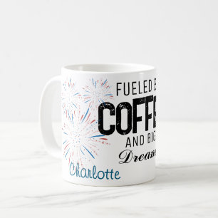 Coffee Mug Patriotic 4th of July Custom Name