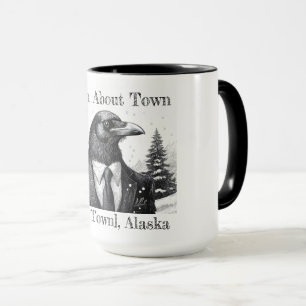 Coffee mug, Raven About Town - Customize town Mug