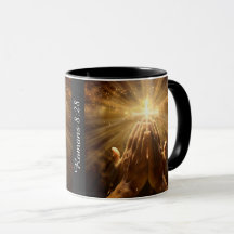 Coffee Mug, "Romans 8:28" Christian