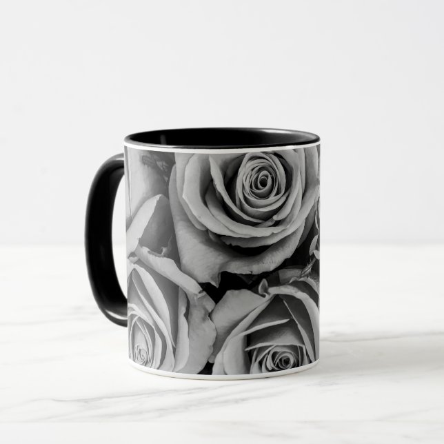 Coffee Mug Rose monochromatique (Devant gauche)