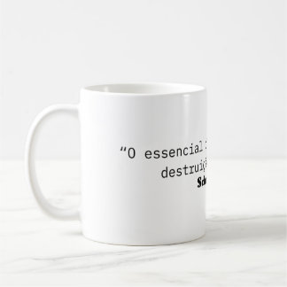 Coffee mug: Schumpeter's quote. Mug