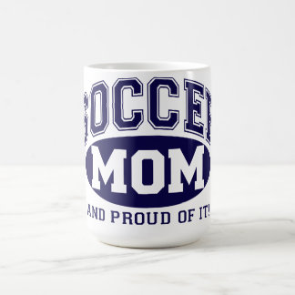 Coffee Mug - Soccer Mom and Proud of it! - Navy