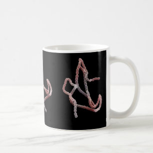 Coffee Mug - Streptococcus (pastel on black)
