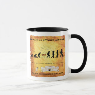Coffee Mug This Smart Cavewoman Does Math