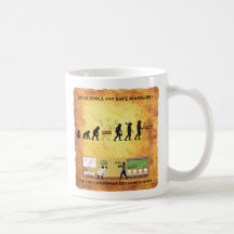 Coffee Mug This Smart Cavewoman Does Science