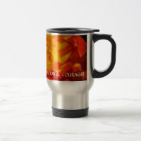 COFFEE MUG TRAVEL Determination & Courage Office