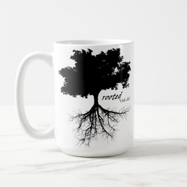 Coffee mug (tree with roots) (Left)