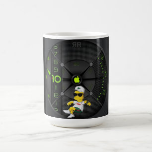 Coffee Mug with a Humorous Digital Design