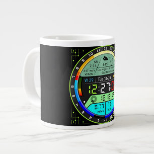 Coffee Mug with a Humorous Digital Design