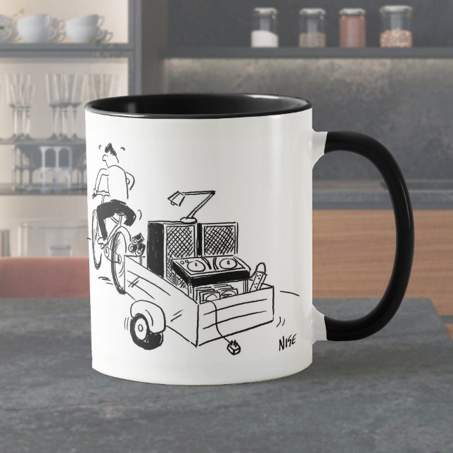 Coffee Mug with a Mobile DJ (Creator Uploaded)