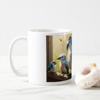Coffee Mug with Birds