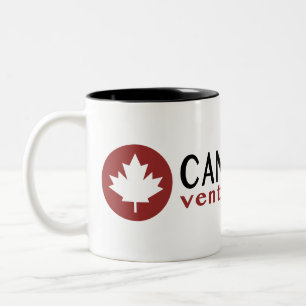 Coffee Mug with Canoe Trails Maple Leaf header