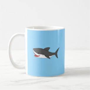 Coffee Mug with cute shark design
