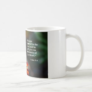 coffee mug with delight yourself in the Lord