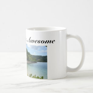 Coffee Mug with Jamaica Beach and Quote
