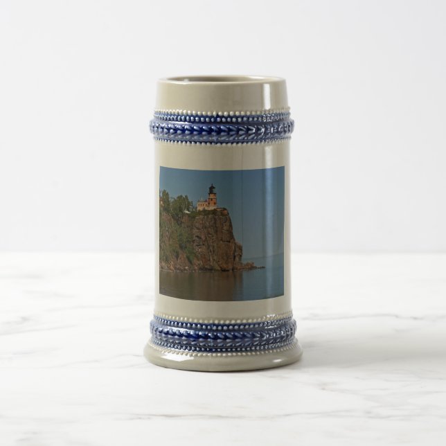 Coffee mug with lighthouse photo (Center)