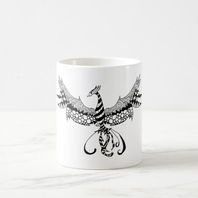 Coffee mug with Phoenix design (Center)