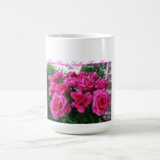 Coffee Mug with Pink Roses
