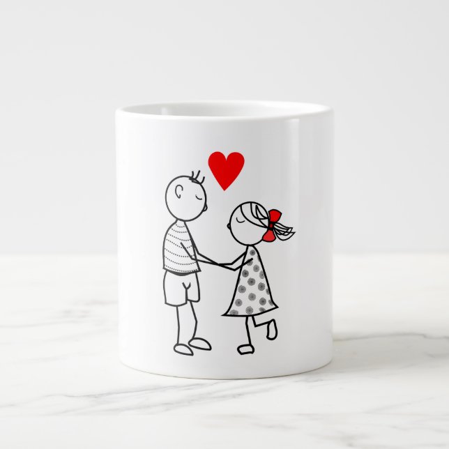 Coffee Mug with Romantic Couple (Front)