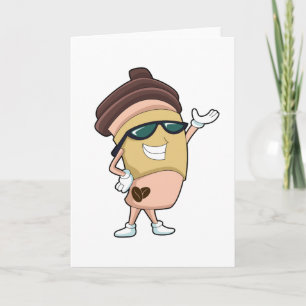 Coffee mug with Sunglasses Card