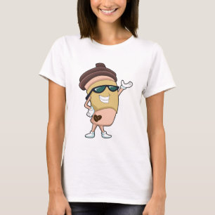 Coffee mug with Sunglasses T-Shirt
