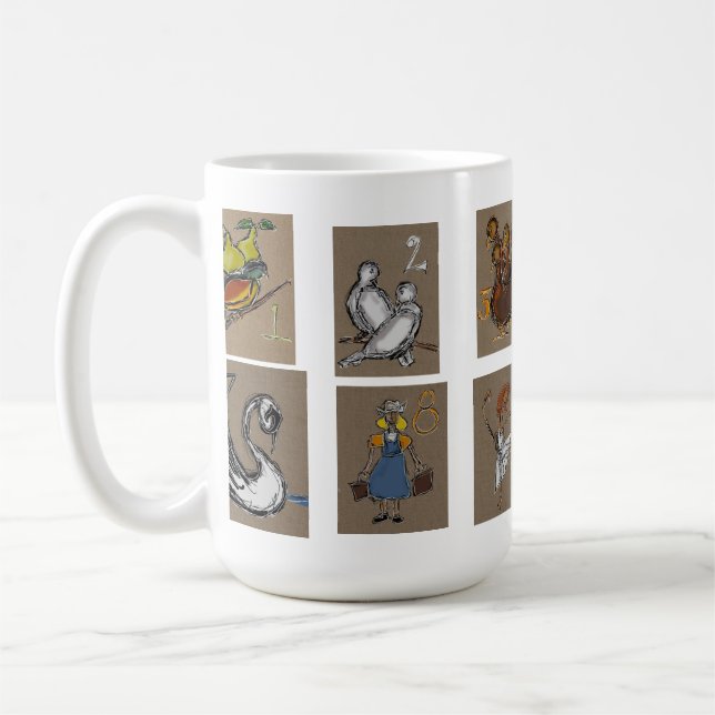 Coffee Mugs 12 jours de Noël (Gauche)