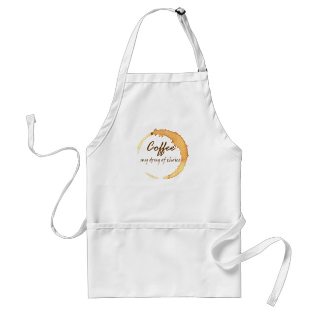 Coffee - My Drug of Choice Standard Apron (Front)