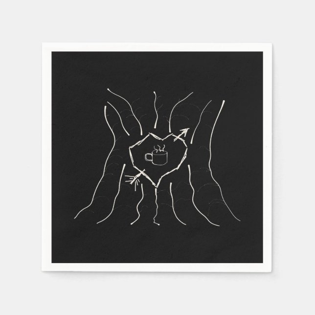 Coffee My Love Napkin (Front)