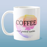Coffee Not Paint Water Artist Humour Coffee Mug<br><div class="desc">For any artist or painter who has rinsed out their brush in their tea or coffee,  or accidentally had a sip of their paint water.  I have been there too!  Art humour to raise a smile.</div>