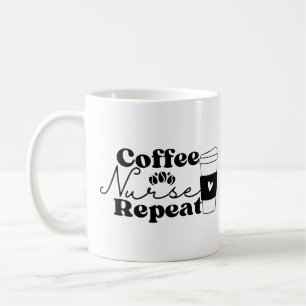 Coffee Nurse Repeat Mug