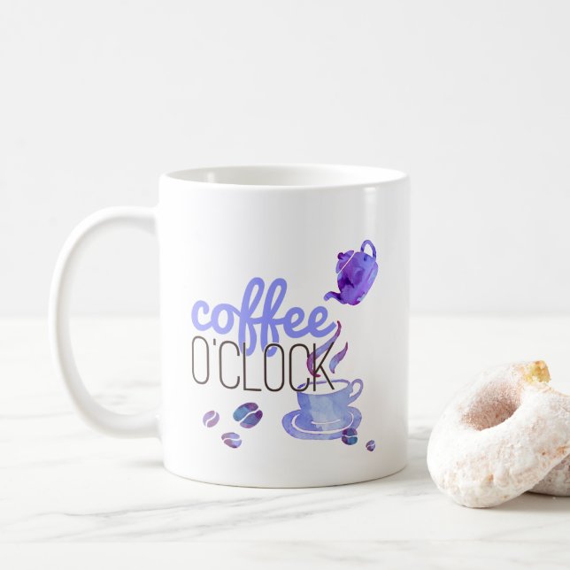 Coffee o clock coffee mug (With Donut)