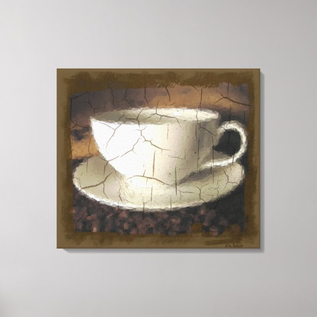 Coffee of Old Canvas Print (Front)