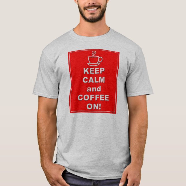Coffee On T-shirt (Front)