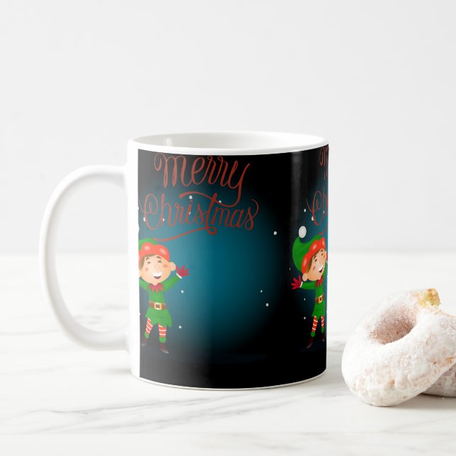 Coffee or tea cups, art gifts with the design of a mug (With Donut)